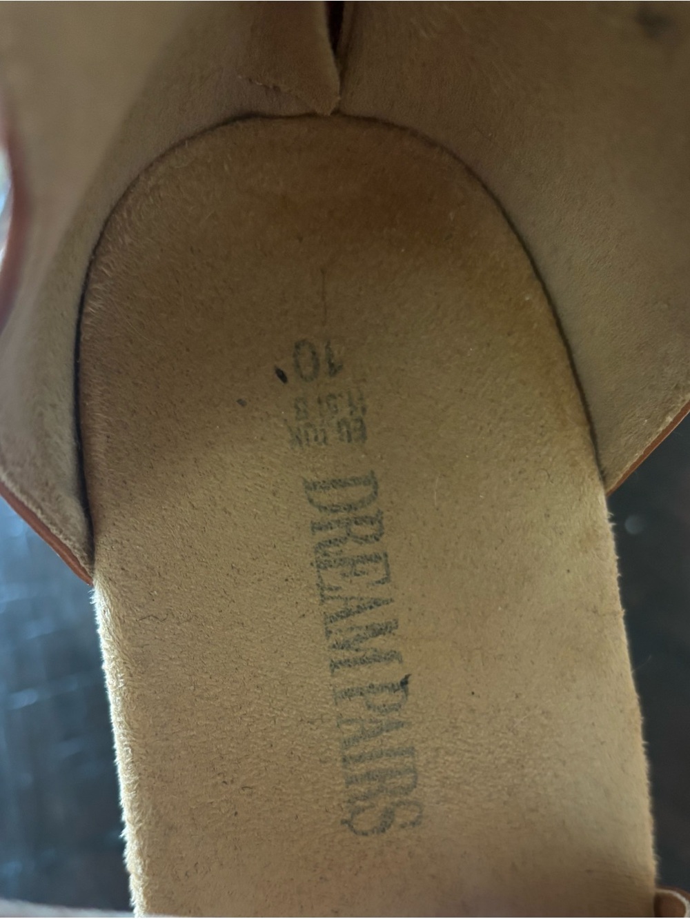 Dream Pairs Tan Strappy Wedge Sandals - Picture 5 of 5